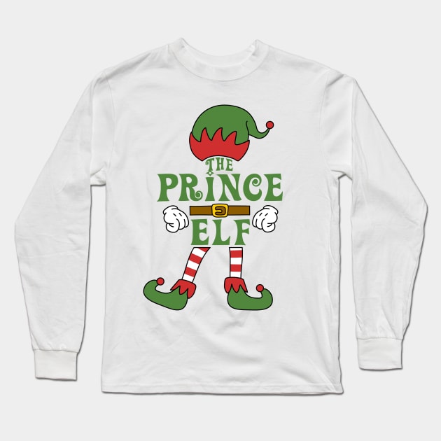 The Prince Elf Christmas Family Matching Outfits Group Attire Long Sleeve T-Shirt by HappyGiftArt